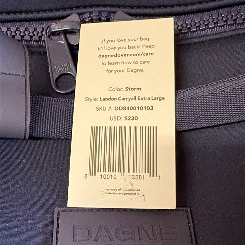 Dagne Dover Landon Carryall XL in Storm Gray